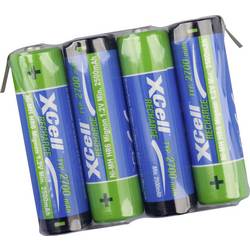 XCell Akkupack 4x Mignon (AA) NiMH 4.8 V 2700 126873