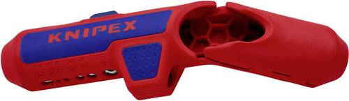 Knipex 16 95 01 SB ErgoStrip Kabelentmanteler Geeignet für Rundkabel, Feuchtraumkabel, Datenkabel, Koaxialkabel 4.8 bis 13 mm 0.2 bis 4 mm²