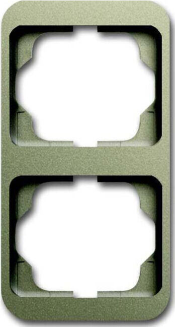 Busch-Jaeger Cadre 2-fach palladium, vertical 1732-260 (2CKA001754A4402)
