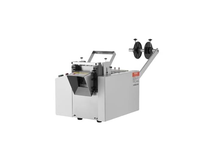 VEVOR Coupe-tube Thermorétractable Automatique\, Machine de Découpe de Câbles\, Largeur de Coupe 1-85 mm\, Longueur 0\,1-99999\,9 mm\, pour Couper Tubes Thermorétractables\, en Fibre de Verre\, en Cire Jaune