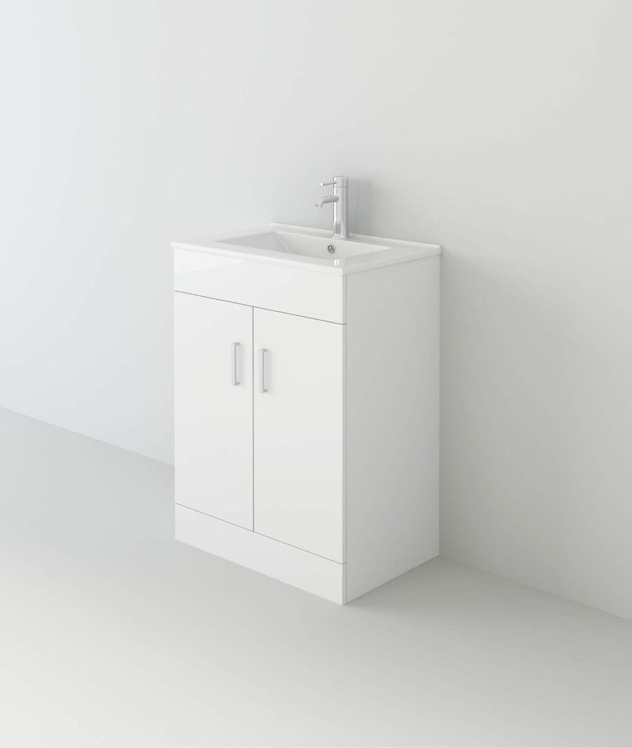 VeeBath Sphinx 700mm Vanity Sink Unit & Waterfall Basin Mixer Tap