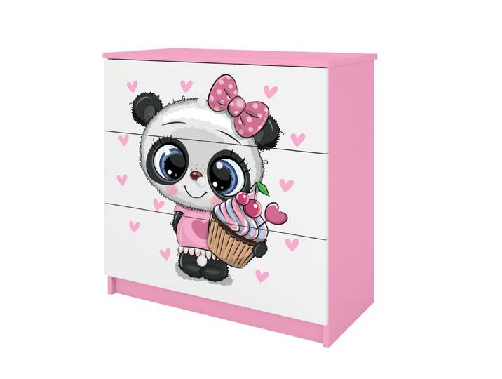 Raumhirsch Furniture Kinderregal Kinderkommode mit Tiermotiven, Spielzeugregal mit Schubladen - Kinderzimmermöbel, stabile Konstruktion, kindgerecht, verschiedene Farben & Designs