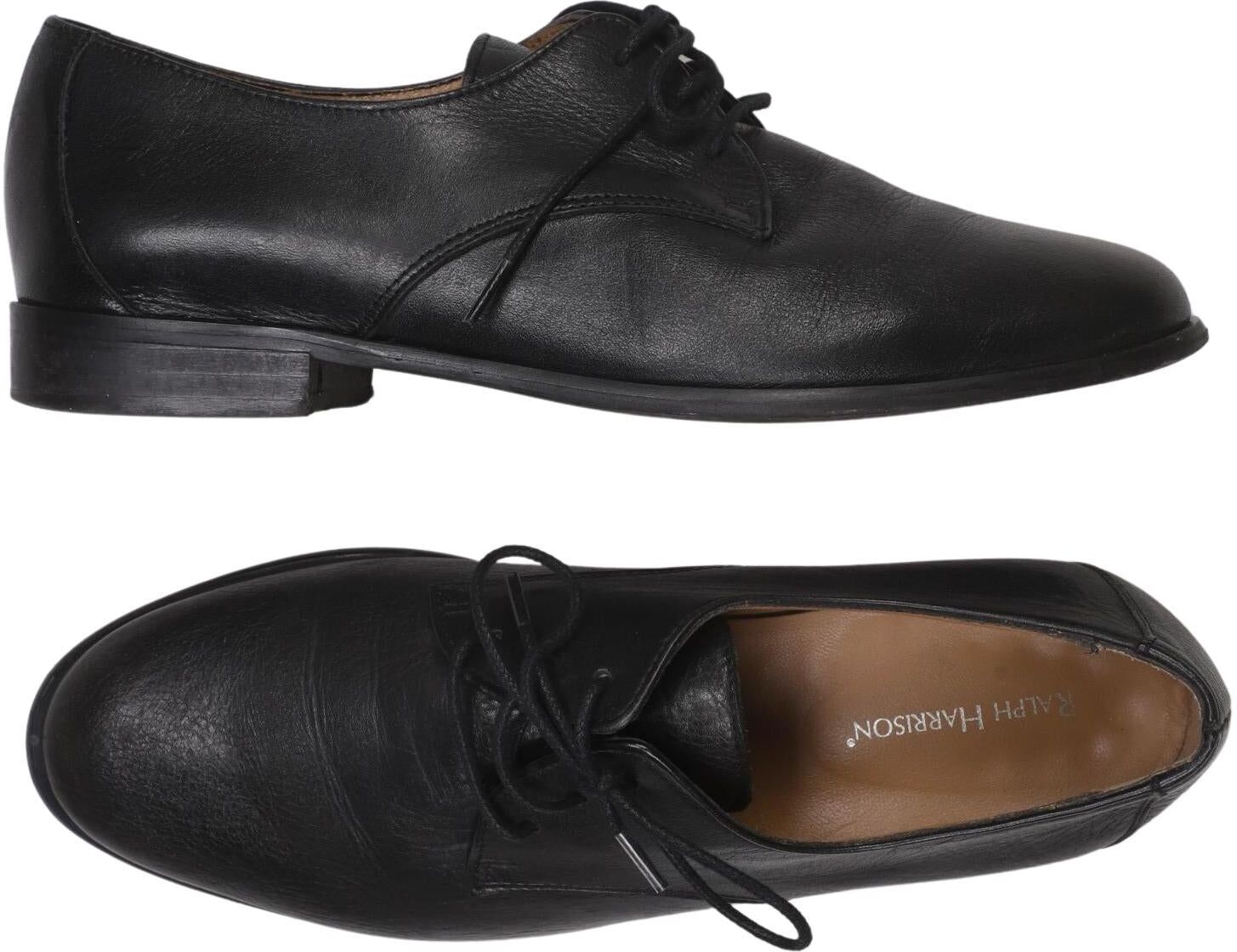 Ralph Harrison Damen Halbschuh, Schwarz, Gr. EU 38, Leder - Second Hand