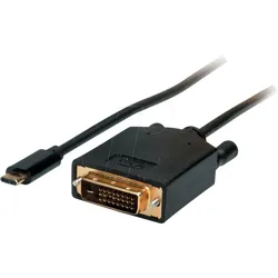 VALUE 11995831 - Adapterkabel USB Type-C  > DVI-D, 4K@60 Hz, 1 m