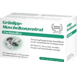 GRÜNLIPPMUSCHEL KONZENTRAT Kapseln 180 St Kapseln