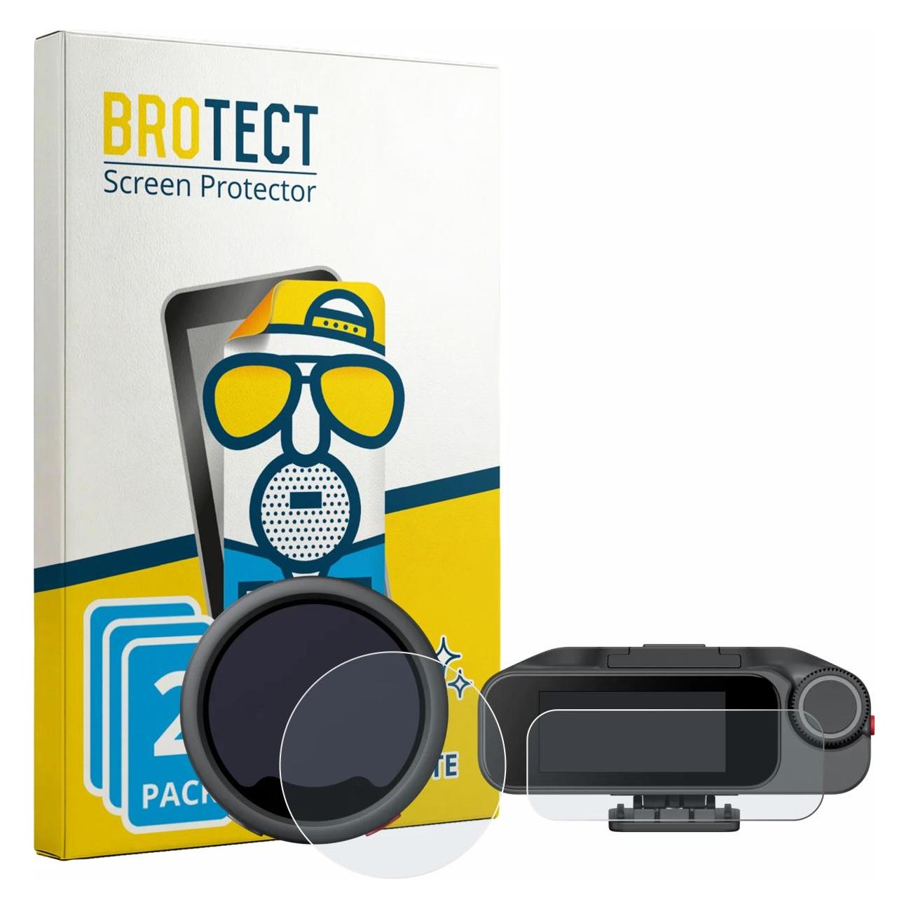 Brotect Entspiegelungsfolie für Insta360 Mic Pro TX + RX Displayschutz Displayschutzfolie Folie Matt (1963424)