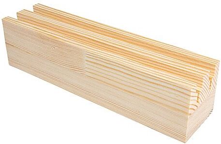 Holzaufsteller für Ringe