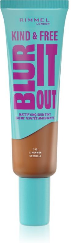 Rimmel Kind & Free Blur It Out lightweight tinted moisturiser SPF 20 shade 510 Cinnamon 30 ml