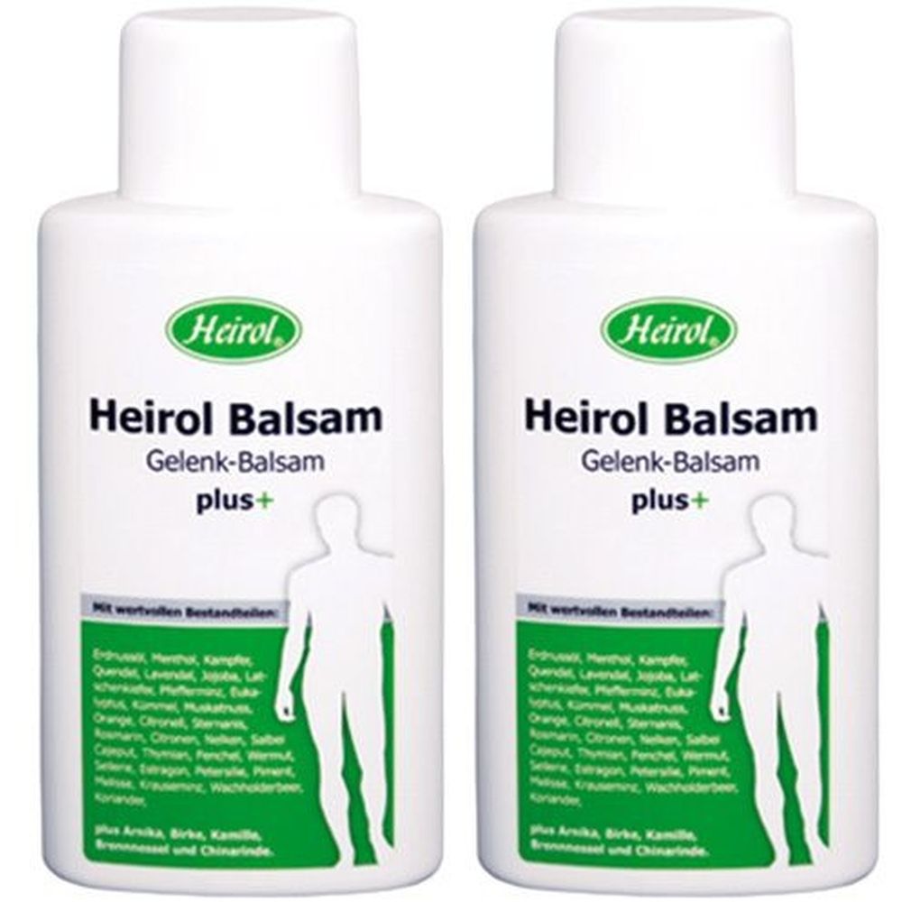 Heirol Balsam Gelenkbalsam plus+ 2x 2x500 ml