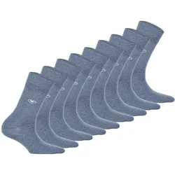 TOM TAILOR 9er Pack Damen Socken - Basic, einfarbig Hellblau / 35-38