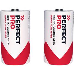 PerfectPro Mono (D)-Akku NiMH 8000 mAh 1.2 V 2 St. PE-B-D2