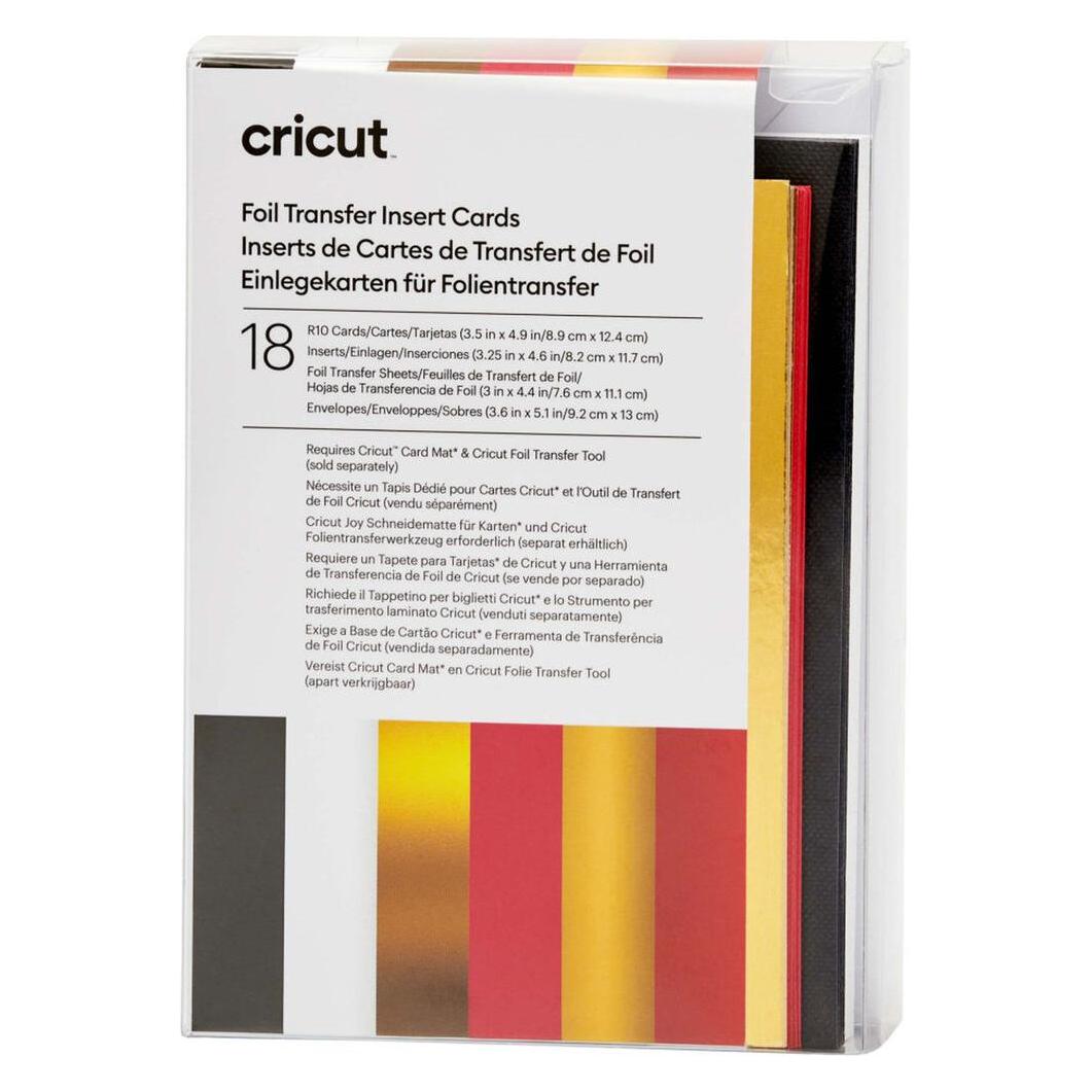 Cricut Insert Cards FOIL Royal Flush R10 8,9cm x 12,4cm 18-pack (P) (2009479)