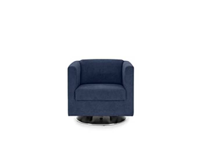 LOOKS by Wolfgang Joop Looks I Designer Sessel mit Federkern, Holzwerkstoff, dunkelblau, 72x71x75 cm