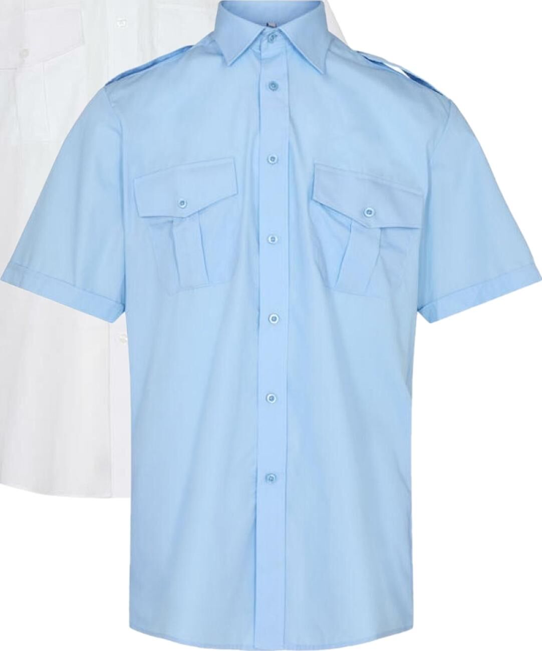Angli 24 8301 30 Uniform S/s Classic+ Hvid 53-54