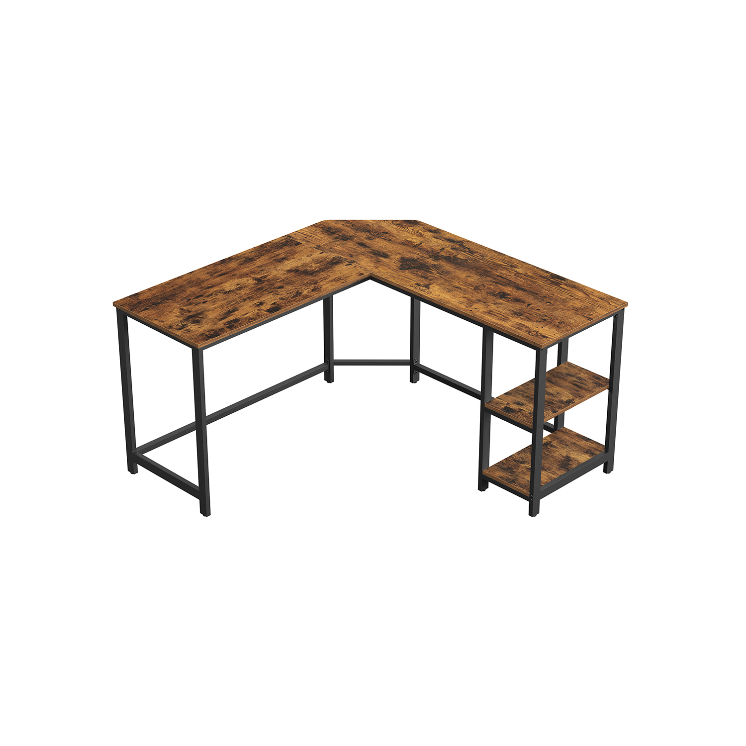 VASAGLE Industrie Look Eckschreibtisch LWD72X
