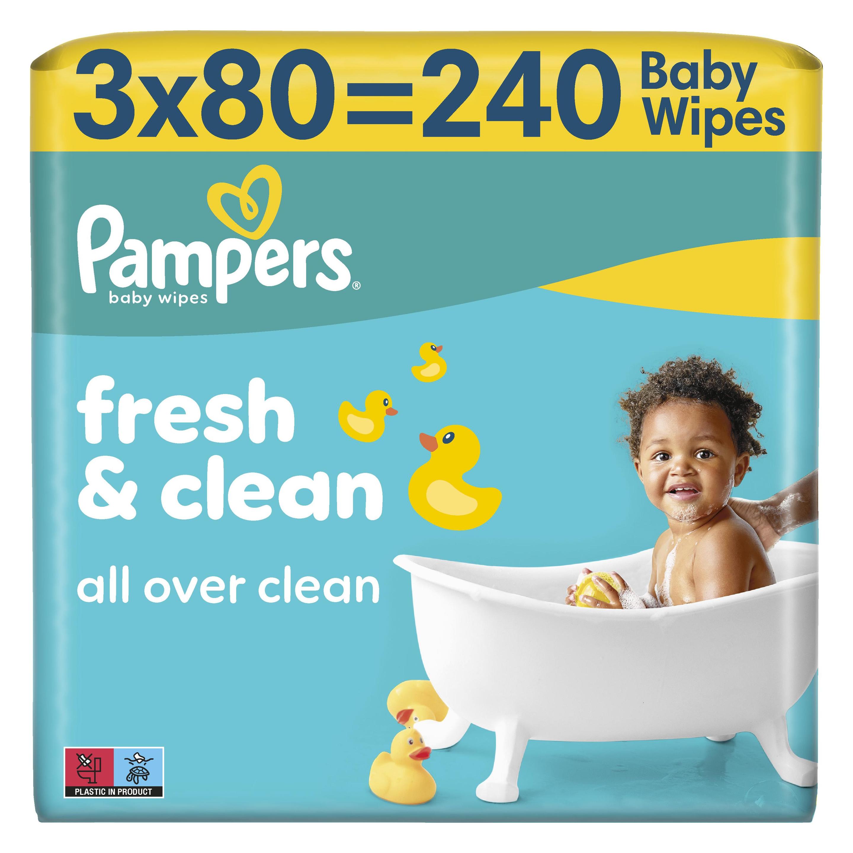 Pampers Fresh Clean (3 x 80 Stk.) (66528740)