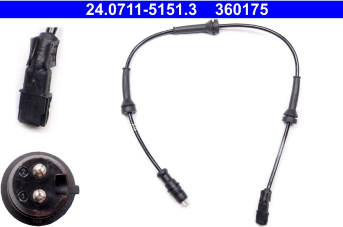 Sensor, Raddrehzahl ATE 24.0711-5151.3
