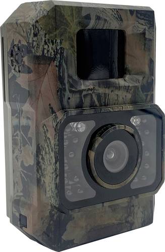 Berger & Schröter Mini 48 MP Wildkamera 48 Megapixel inkl. Solarladegerät mit Li-Ion-Akku Camouflage Braun, Schwarz