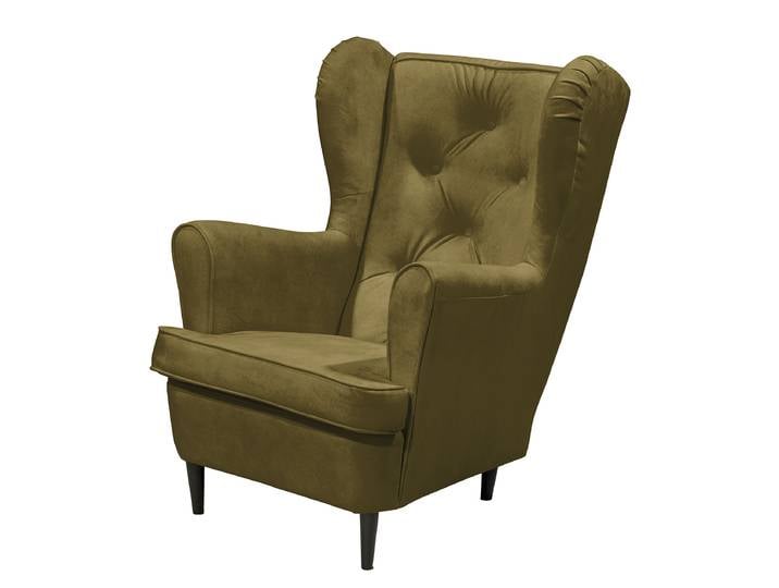 Fauteuil Vert Microfibre Salvo 78 x 102 x 98cm