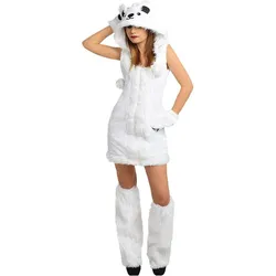 Metamorph Polarbär Kostüm - Eisbär für Fasching Halloween (M)