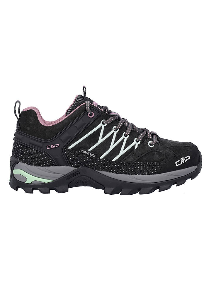 cmp Leder-Trekkingschuhe "Rigel Low" in Schwarz - 36