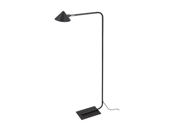 Watt & Veke Lampe sur pied Kuro Black, Ø14x120 cm