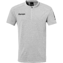 Kempa Status Poloshirt grau melange M