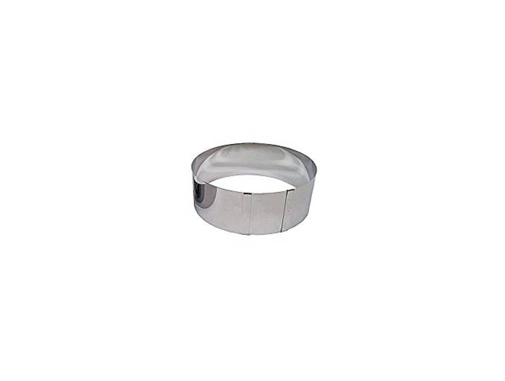 Lares Taartring/taartring - 18-30 cm Ø, H: 9 cm - roestvrij staal, traploos verstelbaar - Made in Germany