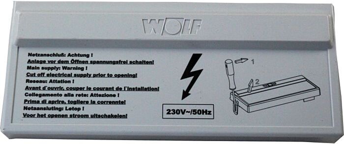Wolf Anschlusskasten Klemmkastendeck 1731232 für TOB-18