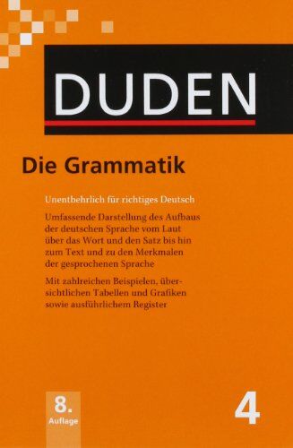 Cathrine Fabricius-Hansen - Duden 04. Die Grammatik: Unentbehrlich für richtiges Deutsch: Band 4 - Preis vom 13.10.2026 11:25:28 h