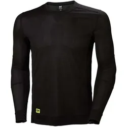 Helly Hansen Workwear, Herren, Funktionsshirt, Apatiniai marškinėliai HELLY HANSEN Lifa Crewneck, juodi 3XL (3XL), Schwarz