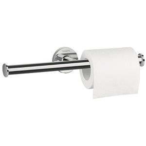 hansgrohe Toilettenpapierhalter Logis Universal, verchromt, zum Bohren, für 2 Rollen, aus Metall