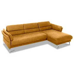 Segmüller Werkstätten Ecksofa Mara01 Mikrofaser Orange Ocker