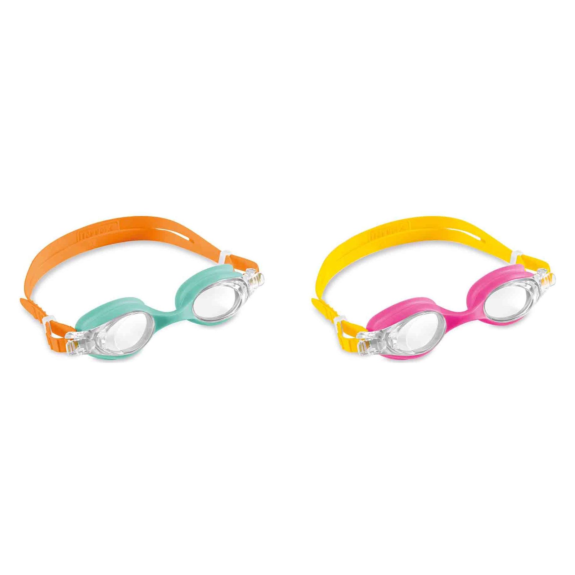 Intex PRO TEAM GOGGLES, Ages 3-8, 3 Colors (55693)