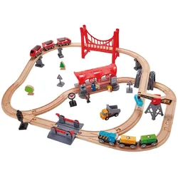 Hape Eisenbahn-Set Verkehrsreiche Stadt
