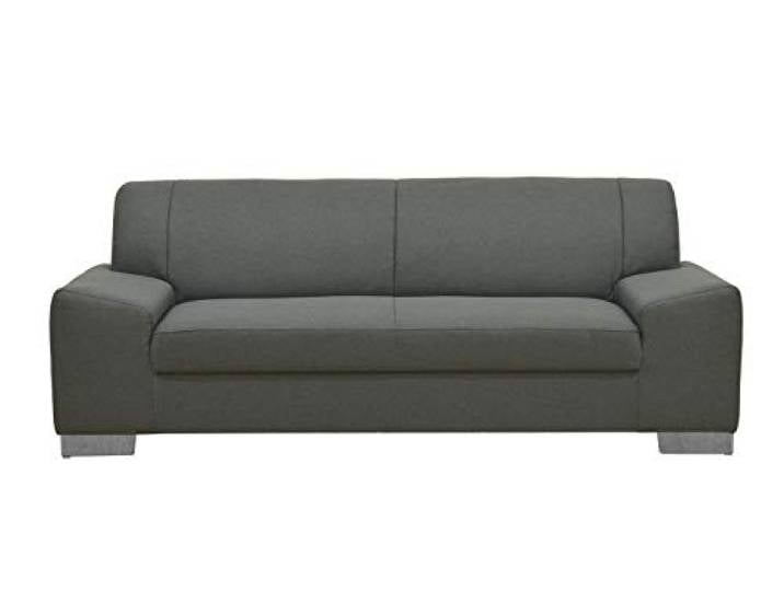 DOMO. collection Sofa Alisson, 3er Couch, 3 Sitzer, 3er Garnitur, Polstergarnitur 199 x 83 x 75 cm (BxTxH), in grau