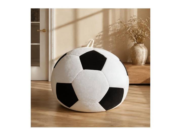 FELIXLEO Sitzsack Kleiner Fußball Sitzsack mit bunten Nähten für Teenager (1 St)