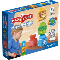 Geomag Magicube Blocks Stacking Safari 10
