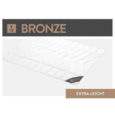 Baumwollbettdecke SPESSARTTRAUM "Bronze", weiß, B:135cm L:200cm, Bettdecken Bezug: 100% Baumwolle. Bettdecken Füllung: 100% Polyester, Bettdecken, hergestellt in Deutschland, allergikerfreundlich