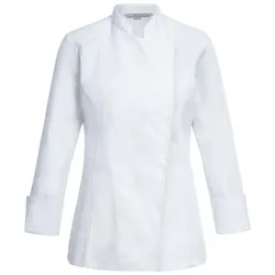 Greiff Damen Kochjacke verdeckte Knöpfe 5405.8000 weiss XS