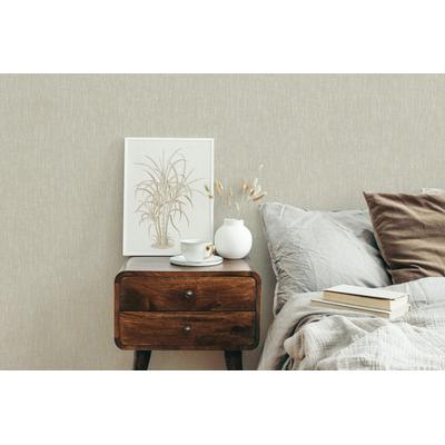 Vliestapete MARBURG "Serene Solids", beige, B:0,53m L:10,05m, Vlies, Tapeten, moderne Vliestapete für Wohnzimmer Schlafzimmer Küche