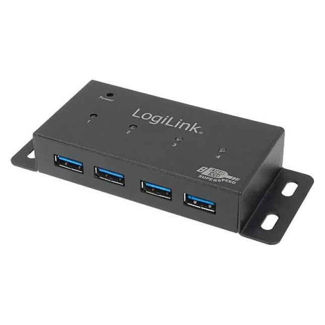 LogiLink USB 3.0-Hub UA0149 (USB-A, 4 Ports) (UA0149)