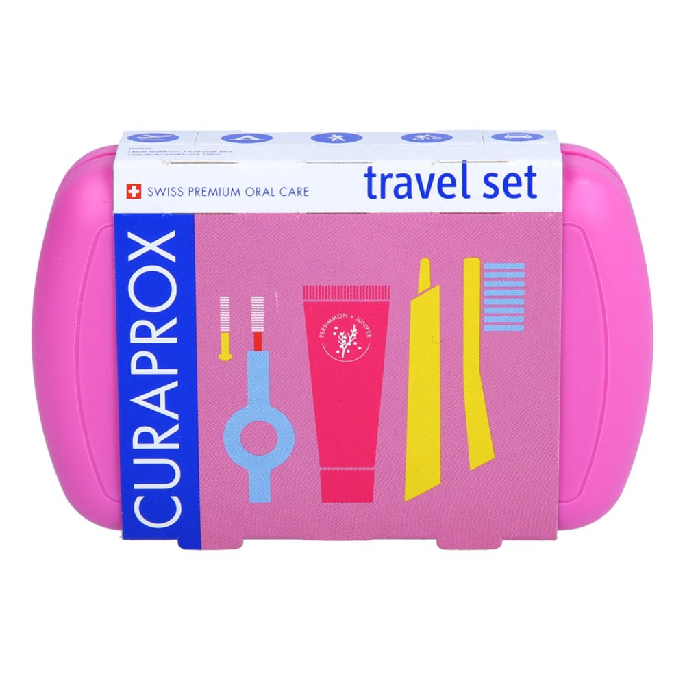 Curaden Germany GmbH Curaprox Travel-set Rosa 17907106