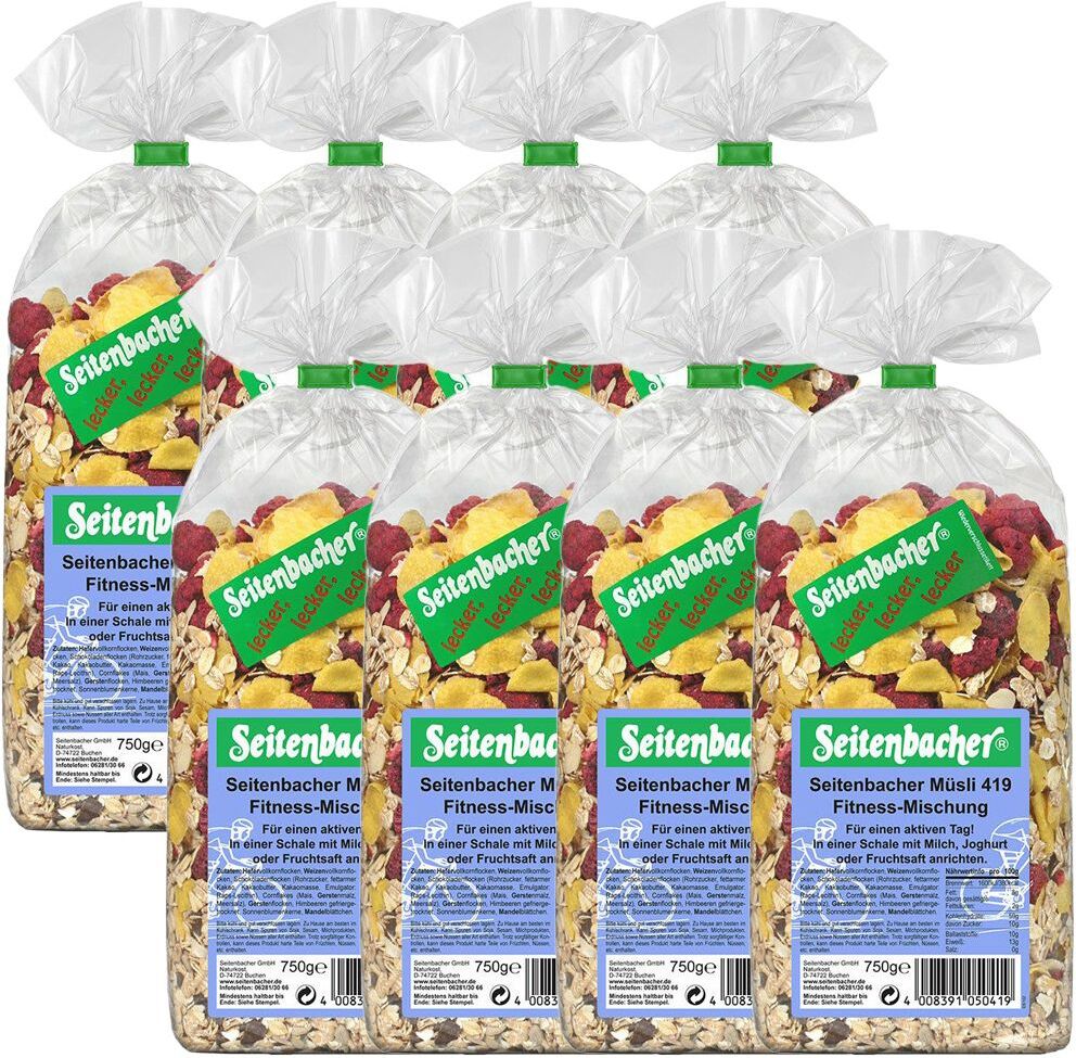 8x Seitenbacher Fitness-Mischung 8x750 g Set