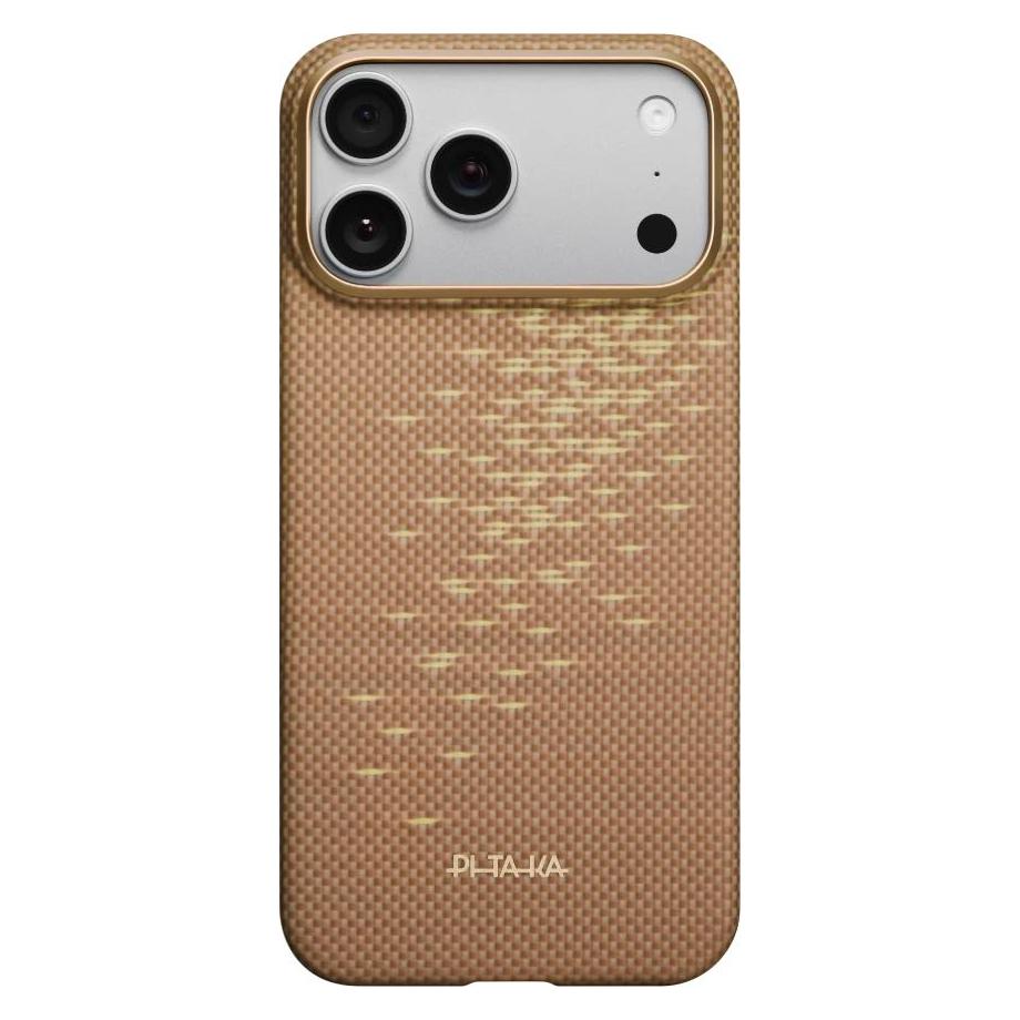 Pitaka Ultra-Slim Case, Golden Glint - iPhone 17 Pro (Apple iPhone 17 Pro) (KI1705AG)