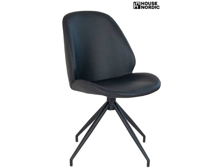 HOUSE NORDIC Stuhl MONTE CARLO Plastik schwarz drehsitz
