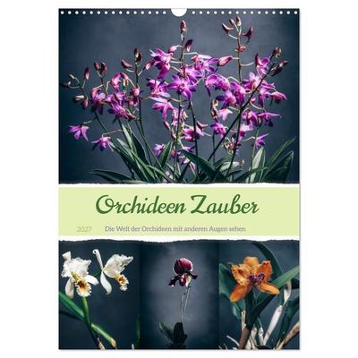 Orchideen Zauber (Wandkalender 2027 DIN A3 hoch), CALVENDO Monatskalender