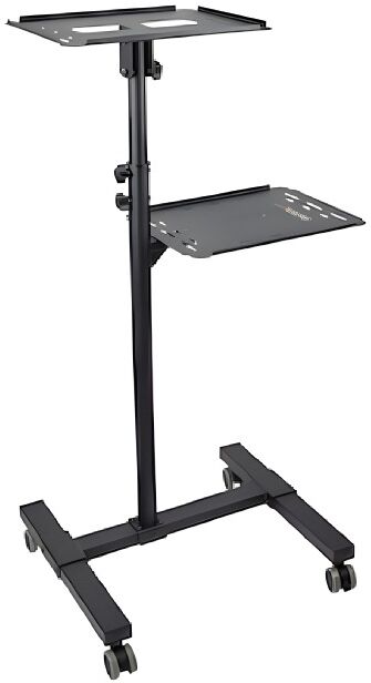 StarTech support mobile pour ordinateur et projecteur Chariot mobile réglable pour projecteur et ordinateur portable