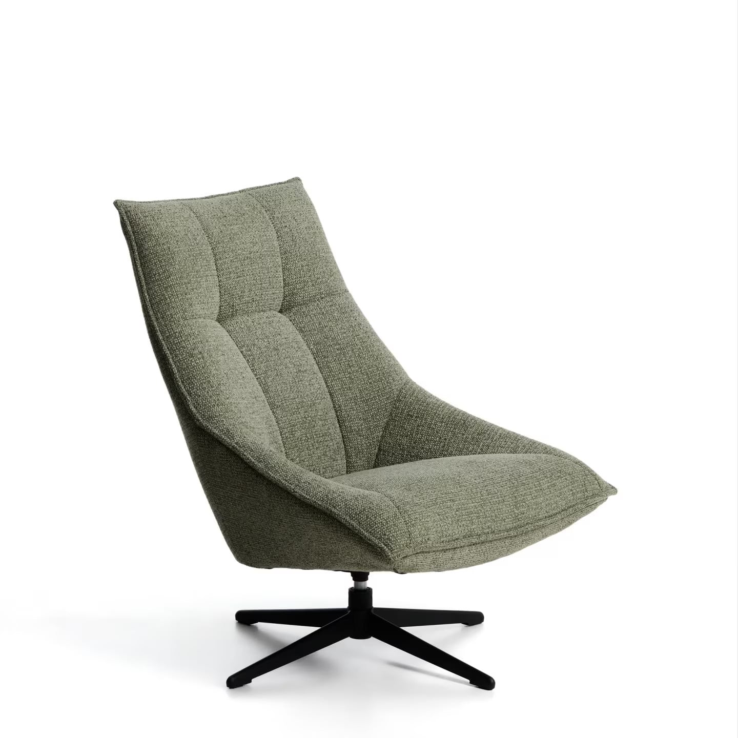 Kave Home Draaifauteuil Dirala Chenille - Groen