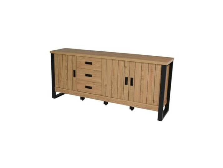 Jahnke Sideboard Riva SB 180 Montana Eiche/SCHWARZ
